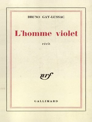 cover image of L'homme violet
